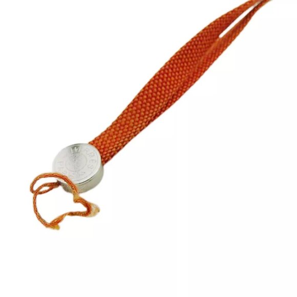 HERMES cell phone strap orange Authentic Used - Picture 9 of 13